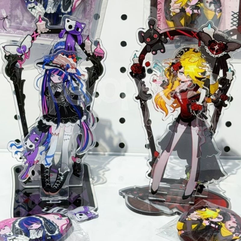 Meia De Calcinha Com Cinta-Liga Acrílico Suporte Figura Exibição Anime Bens Coleção Mesa Decoração Ornamento Chaveiro
