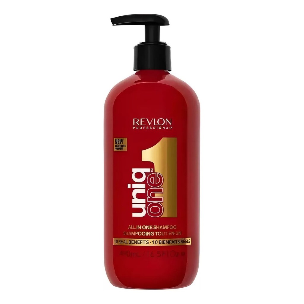 SHAMPOO HIDRATANTE ANTI-FRIZZ  REVLON UNIQ ONE 490 ML - 10 BENEFÍCIOS