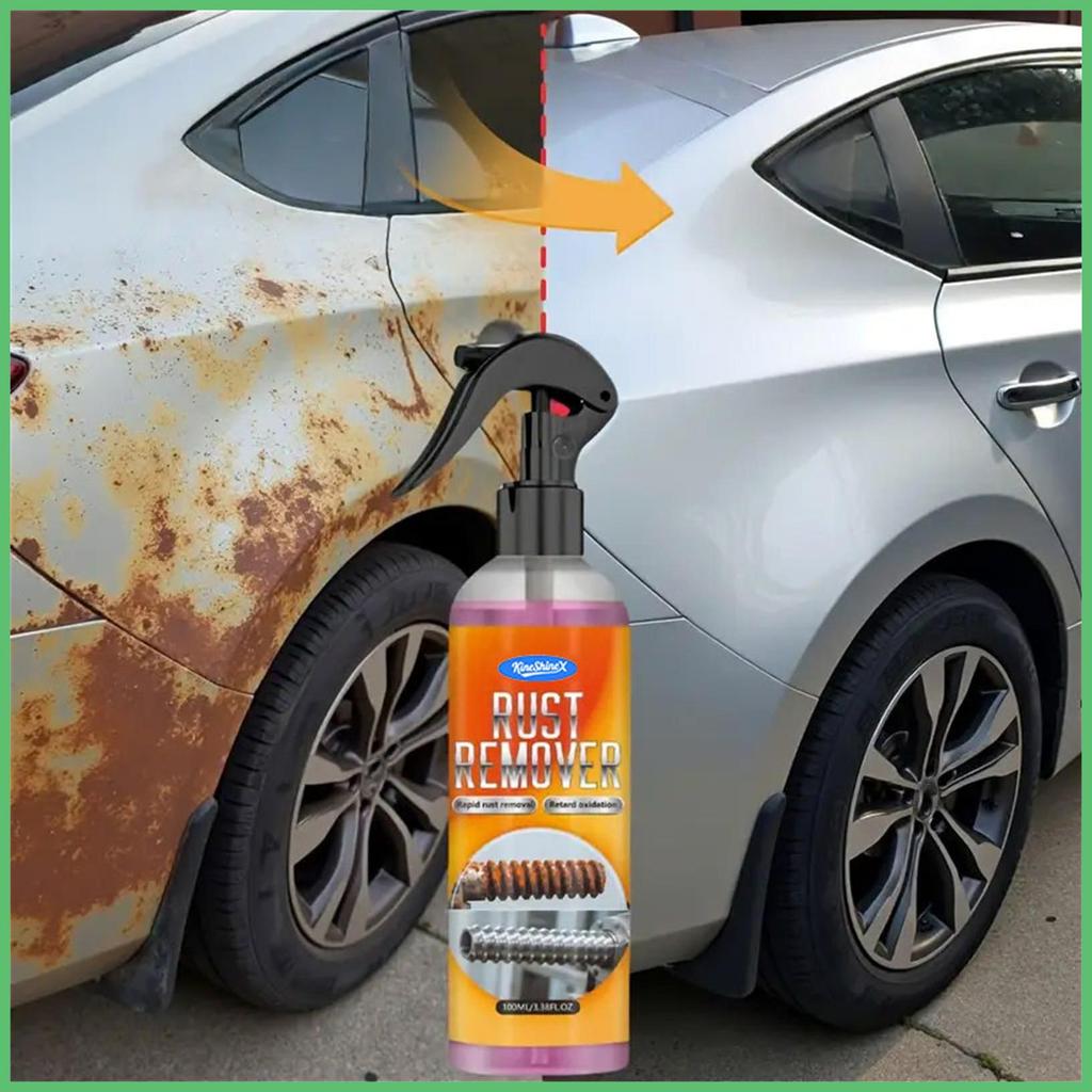 Removedor De Ferrugem De Carro 100ML , Remoção De Oxidação De Tinta , Spray Freio Líquido Para Caminhão , Trailer