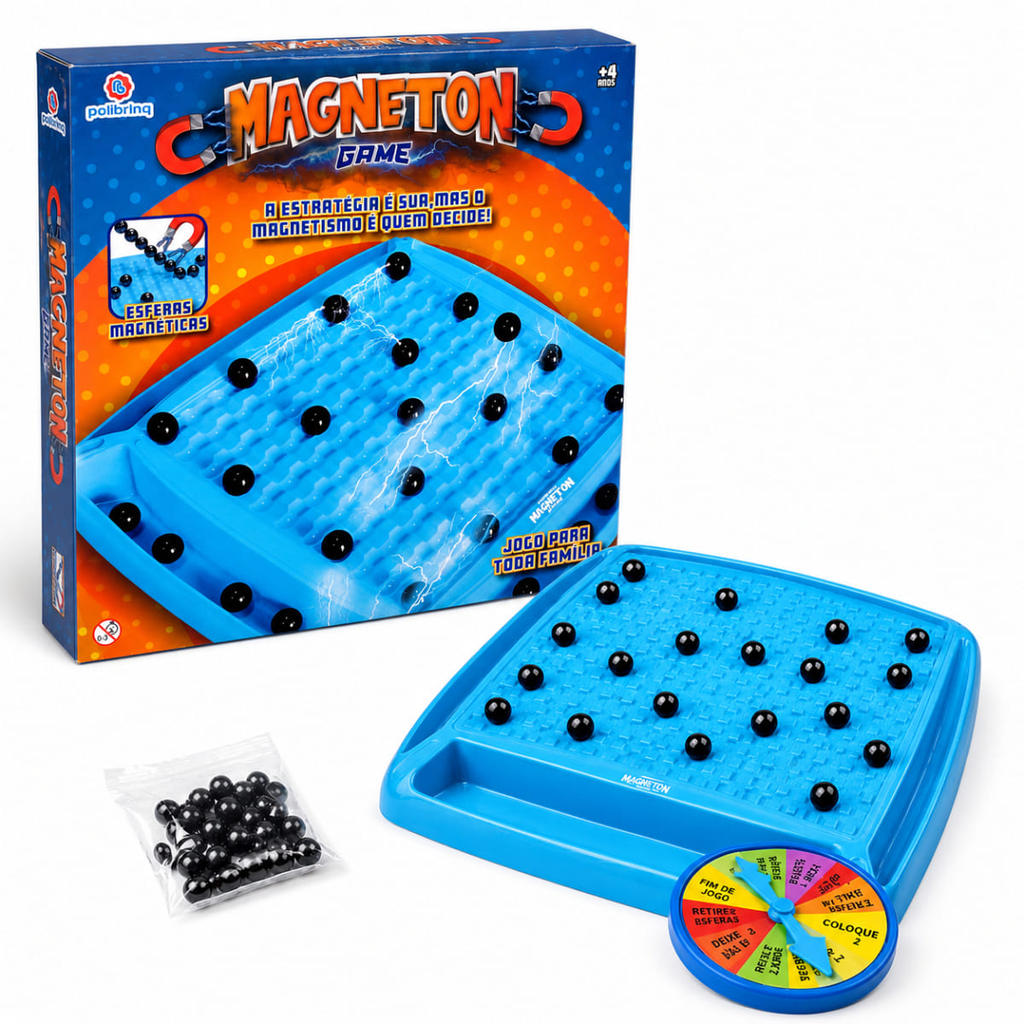 Jogo Magneton Magnético  - Polibrinq