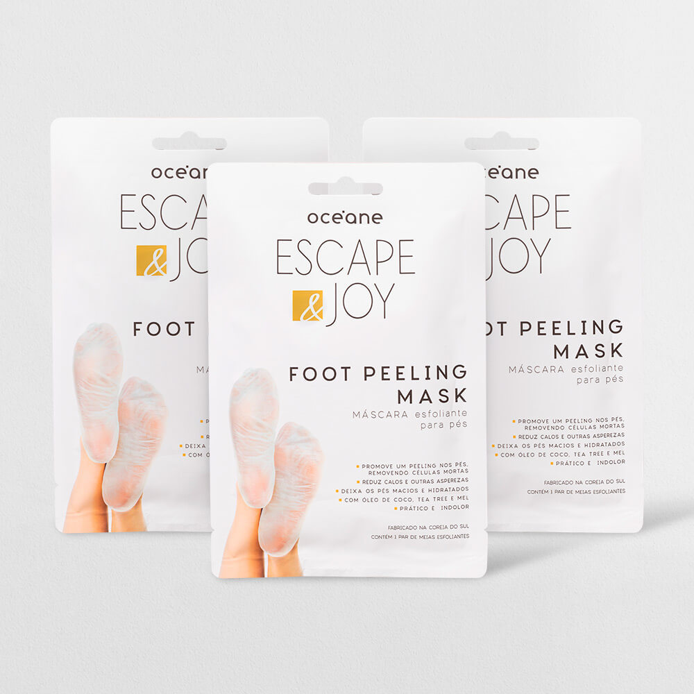 Imagem Kit Pés Renovados - Máscara Esfoliante para Pés (3 Produtos)