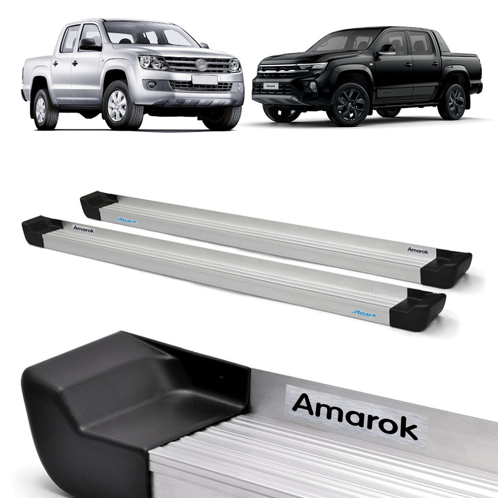 Estribo Prime Amarok 2010/... Cabine Dupla Natural