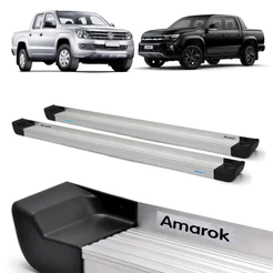 Estribo Prime Amarok 2010/... Cabine Dupla Natural