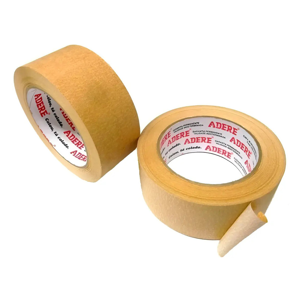 Fita Adesiva Crepe Marrom 45mm X 50m Quadro Moldura 5 Rolos profissional para valorizar seu produto