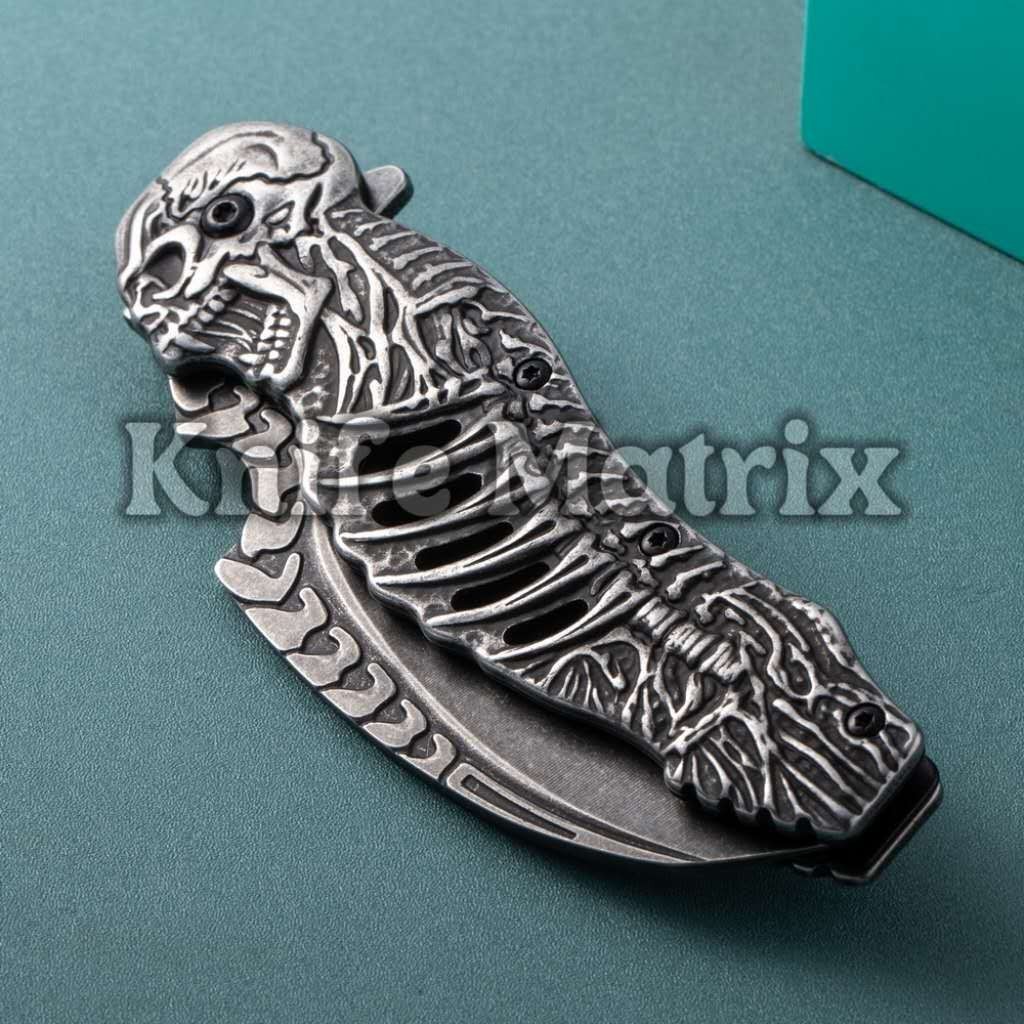 Canivete Semi-automatico com Clip Trava TC01 KNIFE MATRIX