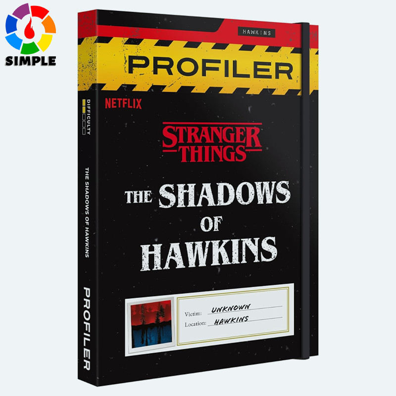 PROFILER Stranger Things - The Shadows of Hawkins - Board Game Escape Game - Immersive and Collaborative Investigation G