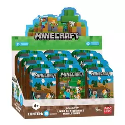 Display com 18 unidades de Livros de Atividades Mini Latinha Minecraft Leo&Leo Leonora - 10650