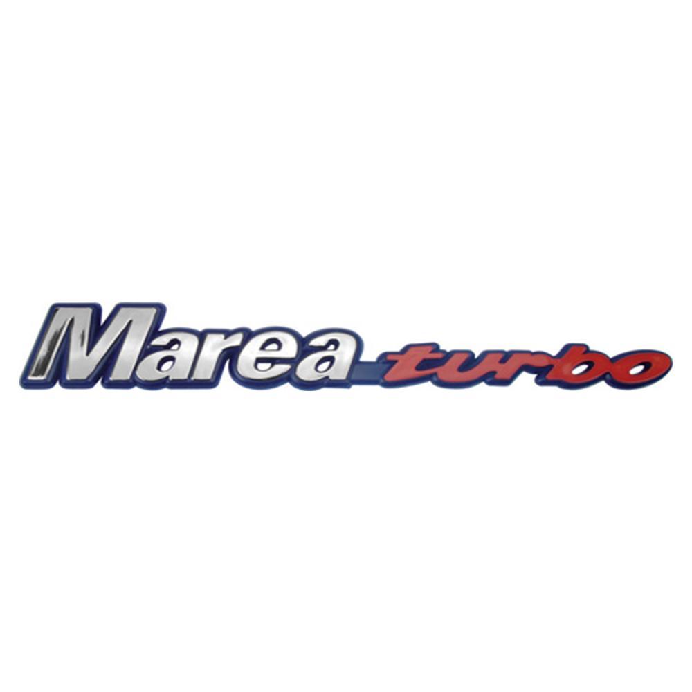 Emblema Marea Turbo do Porta Malas Marea 98 A 2007 Fundo Azul
