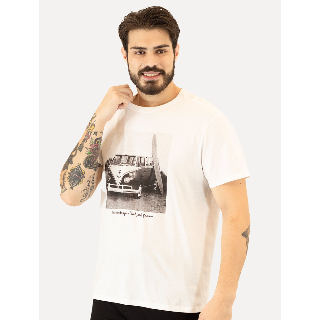 Camiseta Reserva Original Masculina Kombi Mono Branca