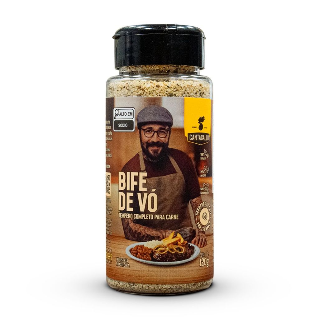 Tempero Completo Bife de Vó CantaGallo por Léo Abreu 120g - Para Carnes