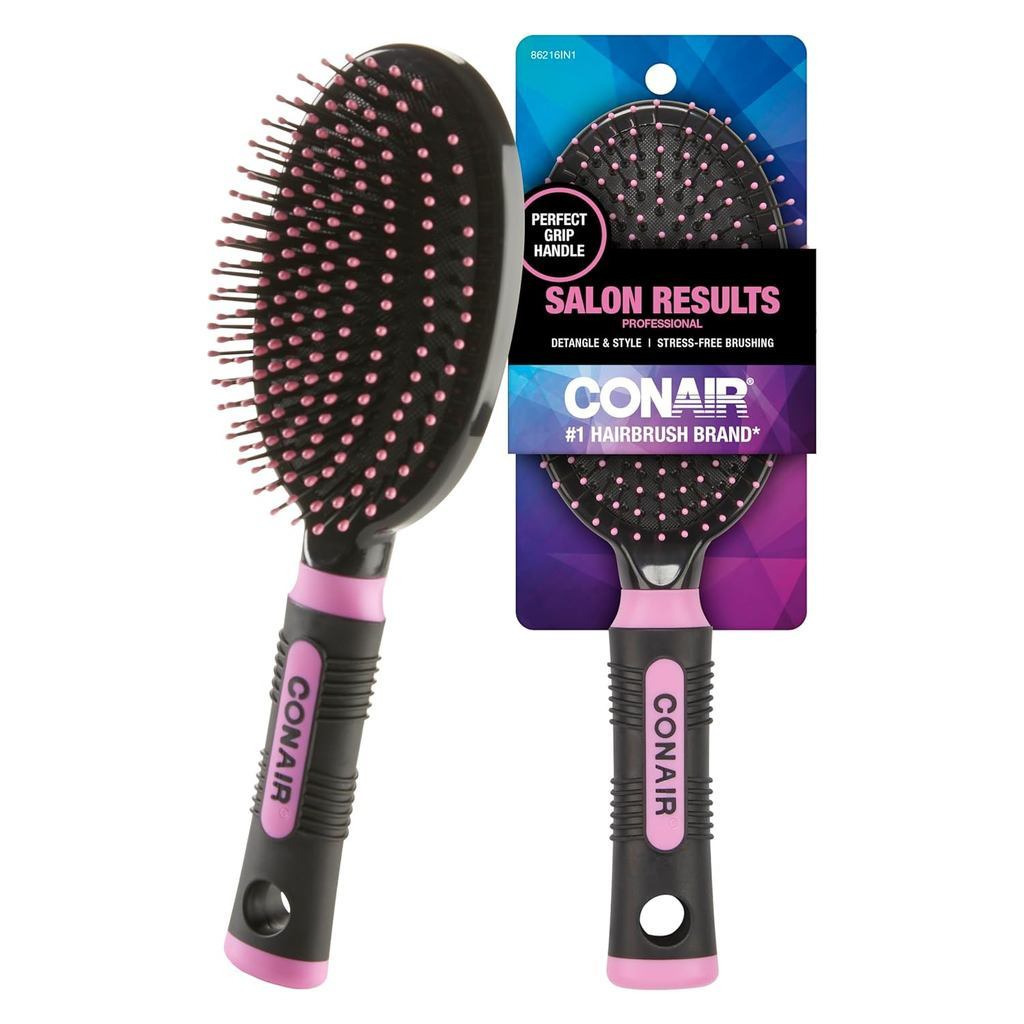 Conair Salon Results Escova Cabelo Desembaraçante Rosa/Preto