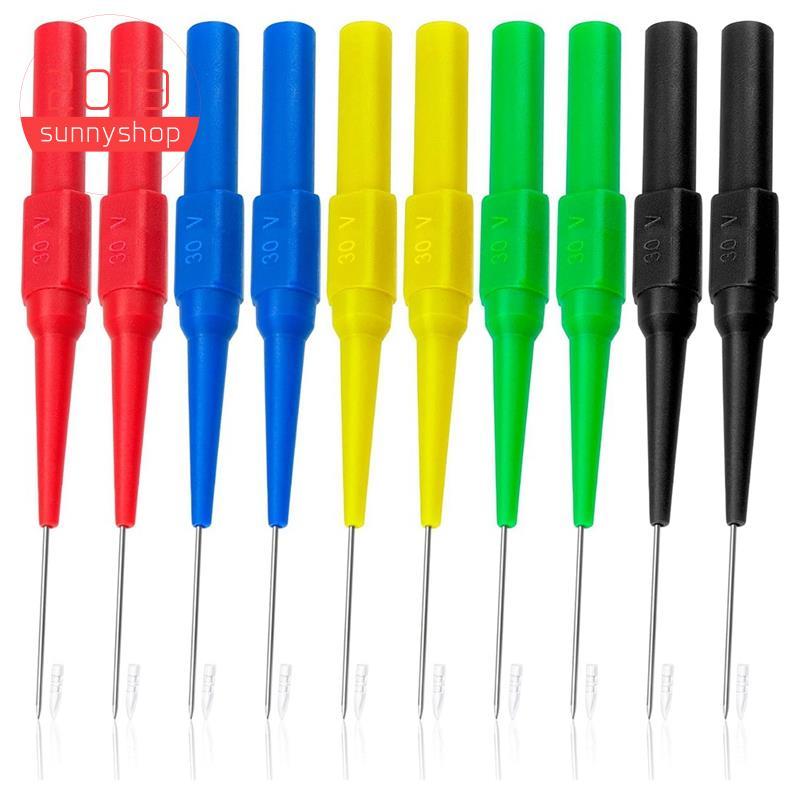 [Bestseller S] 10 Pinos De Sonda De Teste De Peças , Pino Não Destrutivo De Isolamento De Aço Inoxidável Piercing De Fio