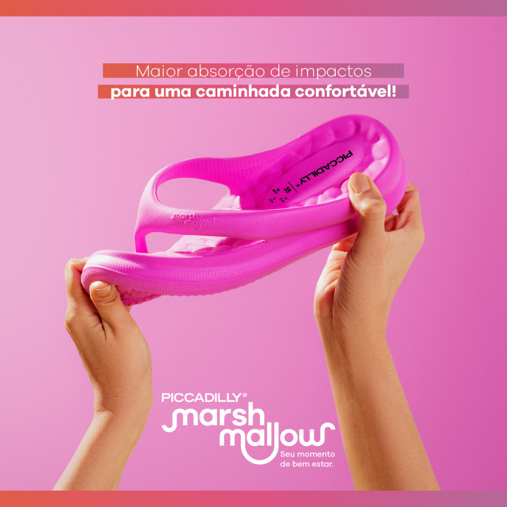 Detalhes do Chinelo Feminino Piccadilly Marshmallow Original - 224003