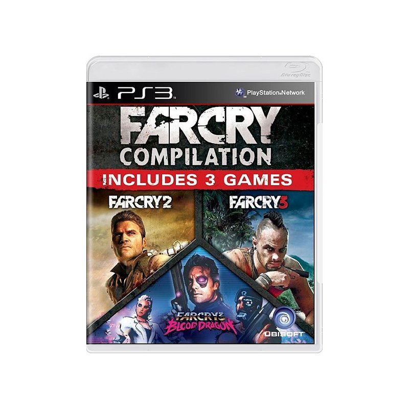 Jogo Far Cry Compilation (Far Cry 2 + Far Cry 3) - PS3 - Usado - Original