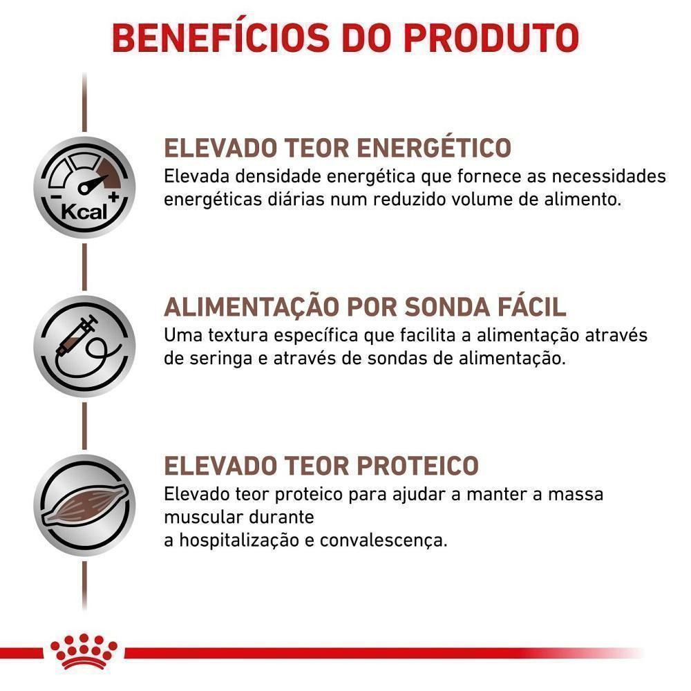 Ração Úmida Royal Canin Lata Veterinary Diet Recovery para Cães e Gatos em Recuperação 195g