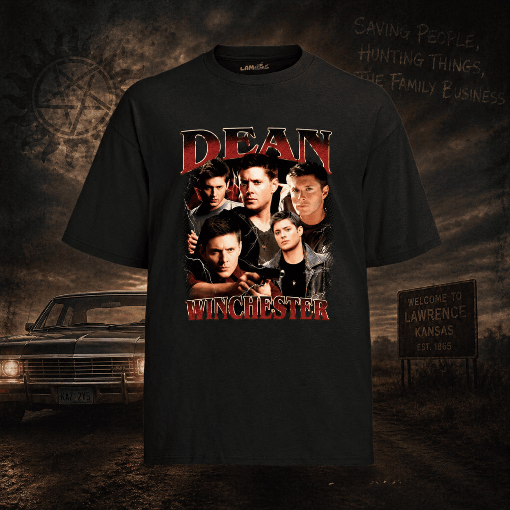 Camiseta  Unissex Dean Winchester Tshirt Camisa 100% Algodão Blusa Supernatural