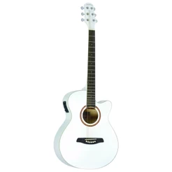 Violão Eletroacústico Strinberg Be30c Cutaway Branco Aço