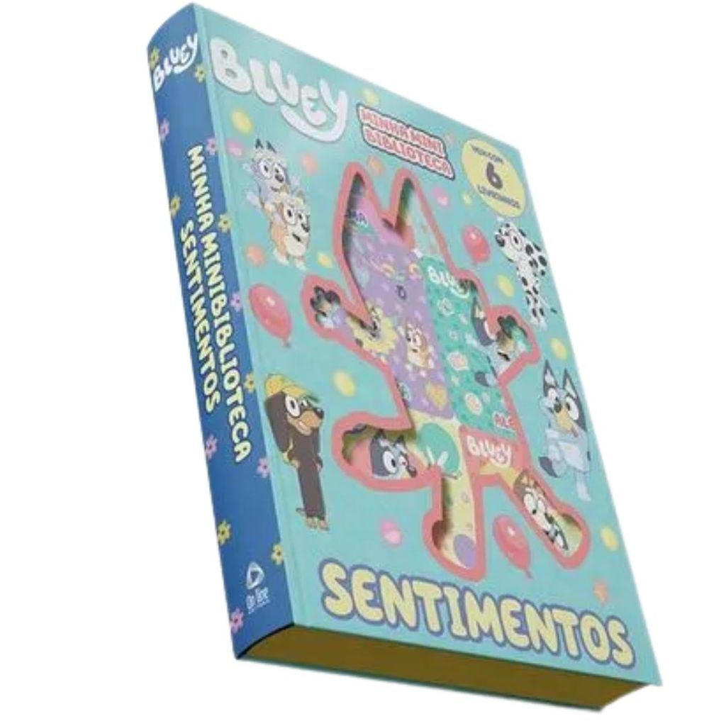 Livro Box com 6 Minilivros Bluey Minha Biblioteca Sentimentos · foto 2