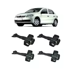 4 Limitador Porta Dianteira Traseira Gol G5 2008 2009 2010 2011 2012