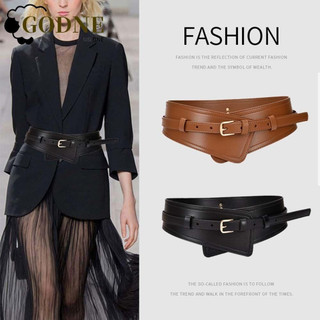 Cinto GODNESSFO , Cintos Largos Com Fivela De Liga De Couro PU , Vestido Elástico Ajustável Na Cintura