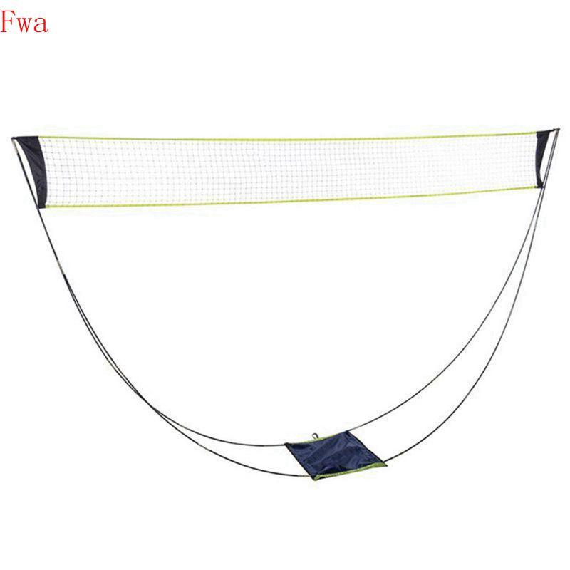 Fwa Portátil Tênis Badminton Net Voleibol Fácil Configuração Ferramenta Treinamento