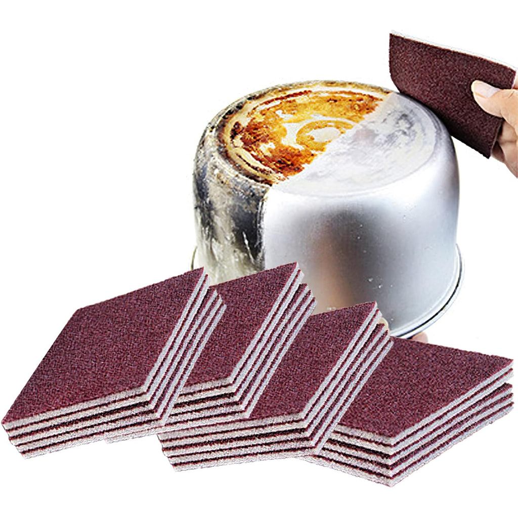 20 peças de esponja de nano-carborundo, esponja abrasiva para limpeza, esponja mágica de limpeza para cozinha para remov