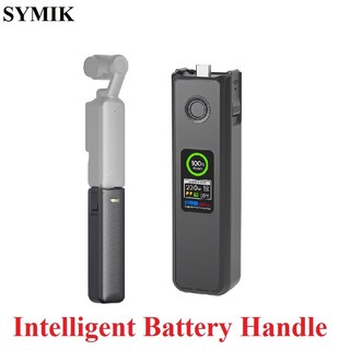 Alça De Bateria Inteligente SYMIK Para DJI OSMO POCKET 4/3 Carregamento Rápido Tela Lcd De Alta Definição De 1.47 Polega