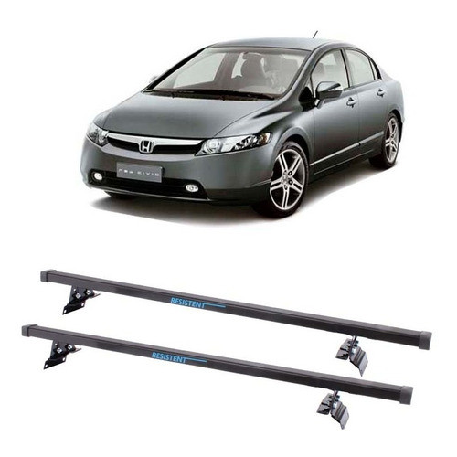 Rack Teto Resistent Sport Honda Civic 2006 Até 2008 Lw148