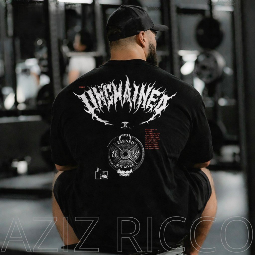 [Camiseta Vintage Masculina Algodão]HYP Camiseta Oversized Academia Ungrained Angry Dog 100% Algodão