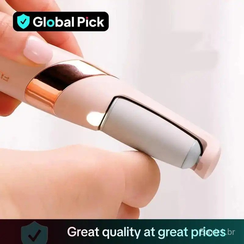 Baby Pink/white Rechargeable Electric Foot Callus Remover, Electric Foot Callus Remover Kit Foot File, Cordless Gentle G