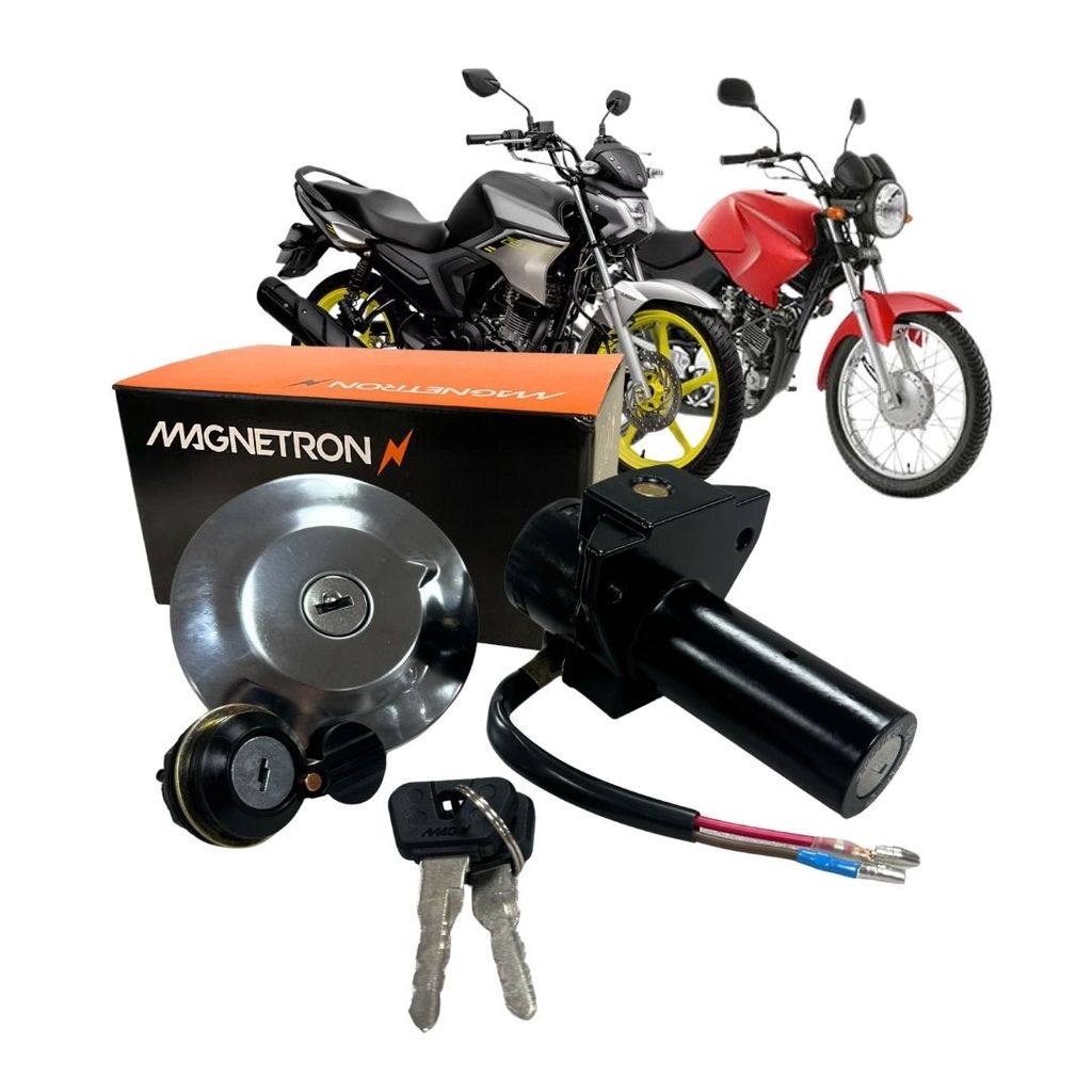 Kit Conjunto De Travas Ignição Para Yamaha YBR 125 150 XTZ 125 2014 a 2017 Magnetron 90264580