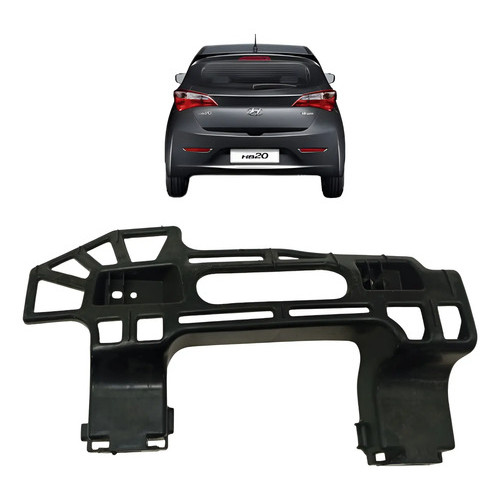 Suporte Parachoque Traseiro Hyundai Hb20 Hatch 2012 Até 2015