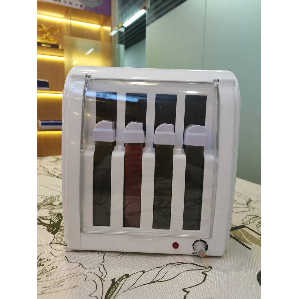 Novo estilo mecânico tipo 4 varas pacote máquina de cera de derretimento cera de abelha máquina de depilação cera macia