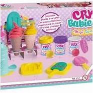 Kit Massinha Cry Babies Sorveteria Cotiplás com Acessórios Infantil Criativo