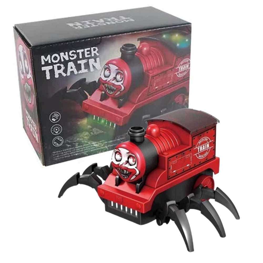 Trem Choo-Choo Charles com Som e Luz, Trem Monstro Assustador Thomas Spider, Brinquedo LMG2