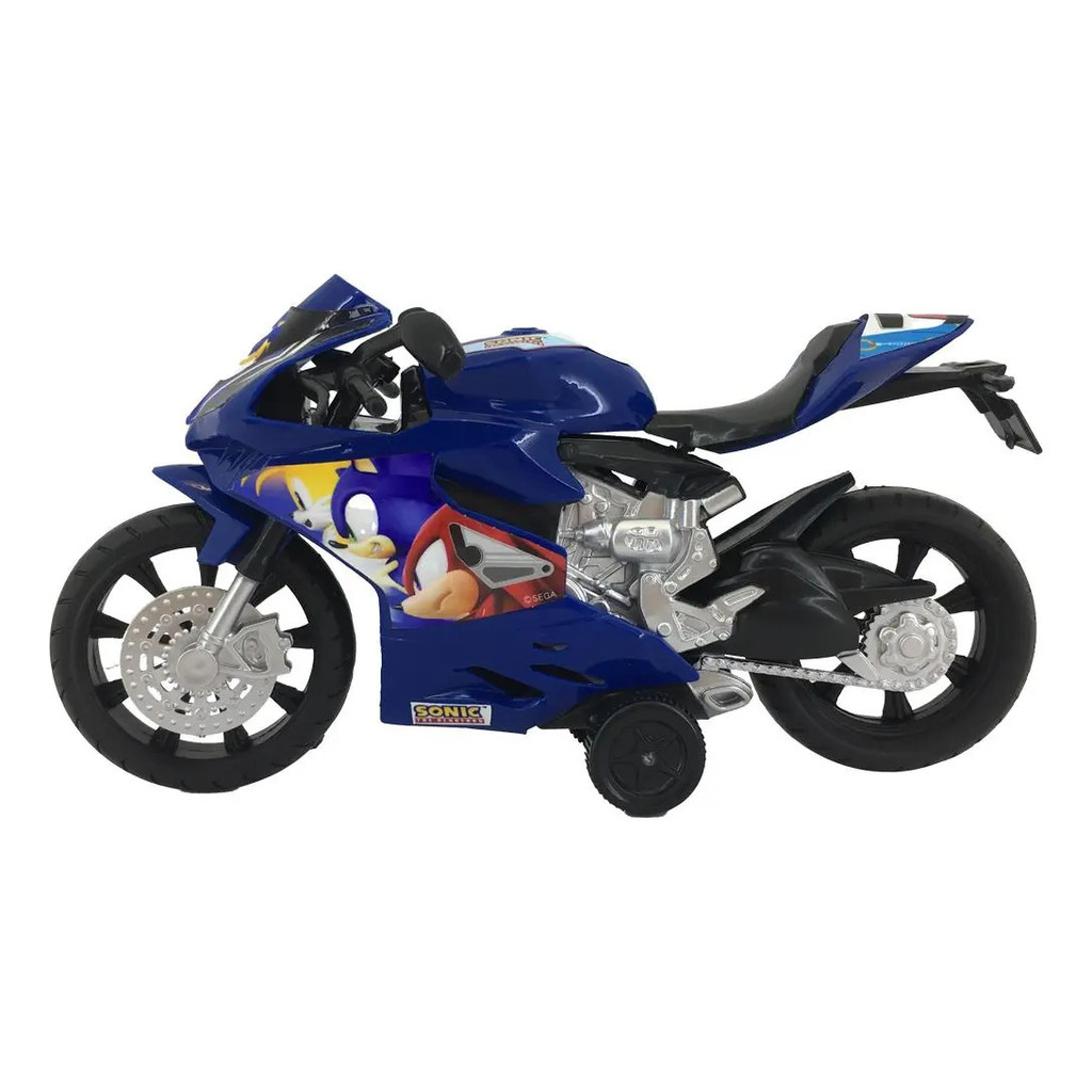 Veiculo Moto Friccao Faster Biker Sonic Preto - Candide — imagem 2 de 2