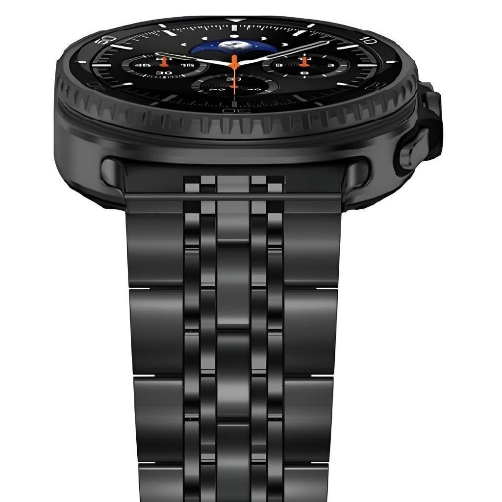 Pulseira De Aço Inoxidável MOROFY No Gap Metal 7 Link Compatível Com samsung Gal