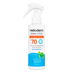 Protetor Solar Helioderm Babies e Kids FPS 70 com Prebiótico Spray 200ml