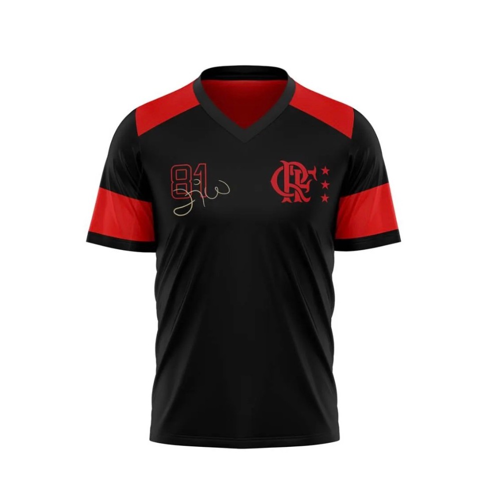 Camiseta Flamengo Nova Zico Retrô Braziline