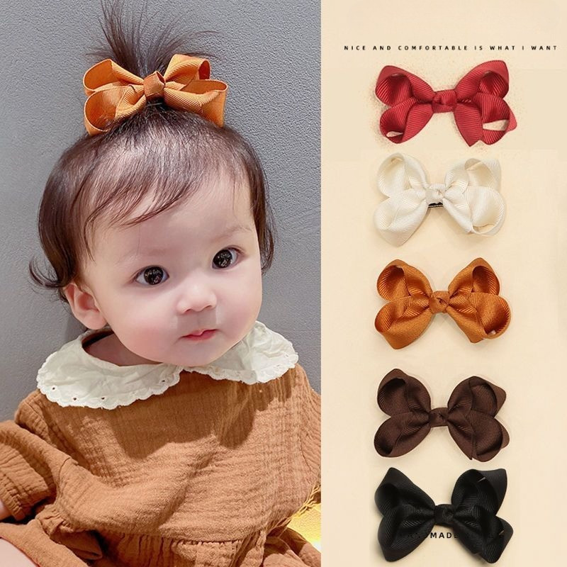 2 Pçs Crianças Moda Coreana Arco Grampo De Cabelo , Pequena Franja BB Clipe , Acessórios De Quebrado