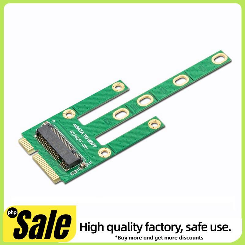 Adaptador MSATA Para M . 2 NGFF , Cartão De Conversão 6.0 Gb/S SATA-Bus SSD B Chave Macho Riser M2