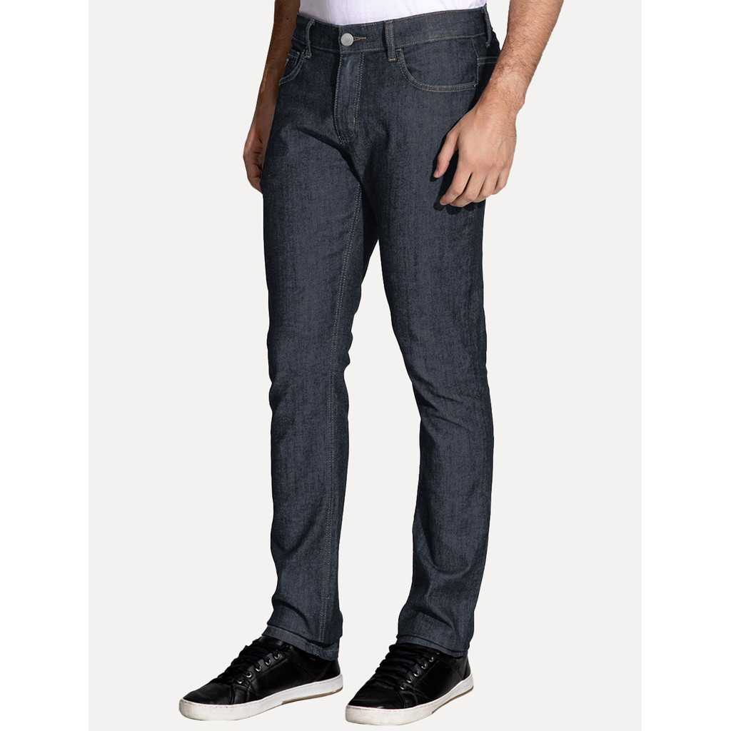 Calça Guess Original Jeans Masculina Skinny Azul Escuro