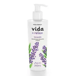 Desodorante Creme Hidratante Corporal Vida + Relax Lavanda 240ml - Jequiti