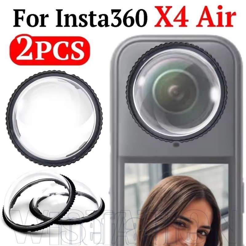 Capa De Proteção De Lente De 2 Unidades/Conjunto-Acessórios Para Câmeras De Ação-insta360 x4 Air-Estojo Óptica De Câmera