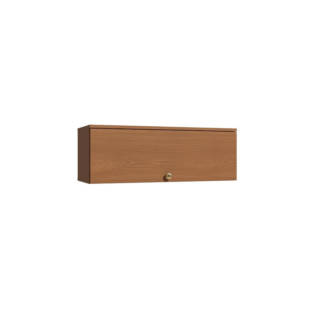 Armário Aéreo Basculante 1 Porta 80cm Elara Kappesberg Canela