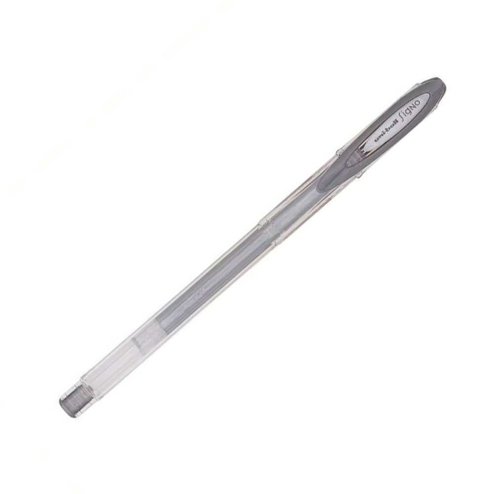 Caneta gel metálica signo 0.7mm UM-120NM Prata Uni-Ball