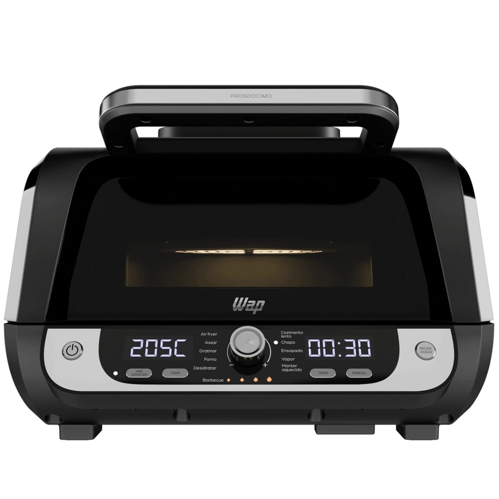 Fritadeira Elétrica Air Fryer Barbecue 10L 1800W 220V Wap