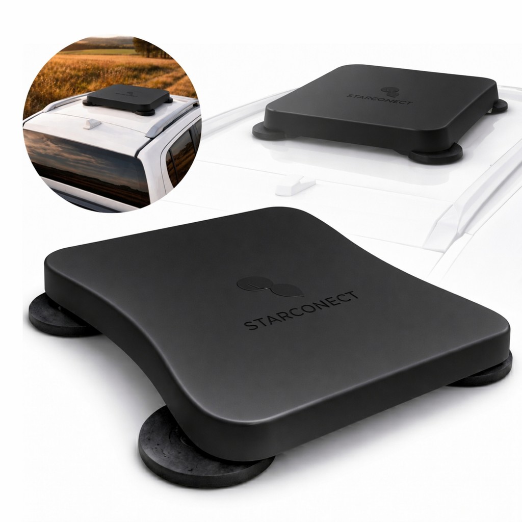 Case Starlink Mini Suporte Veicular Teto Carro Imã externo alta fixação premium