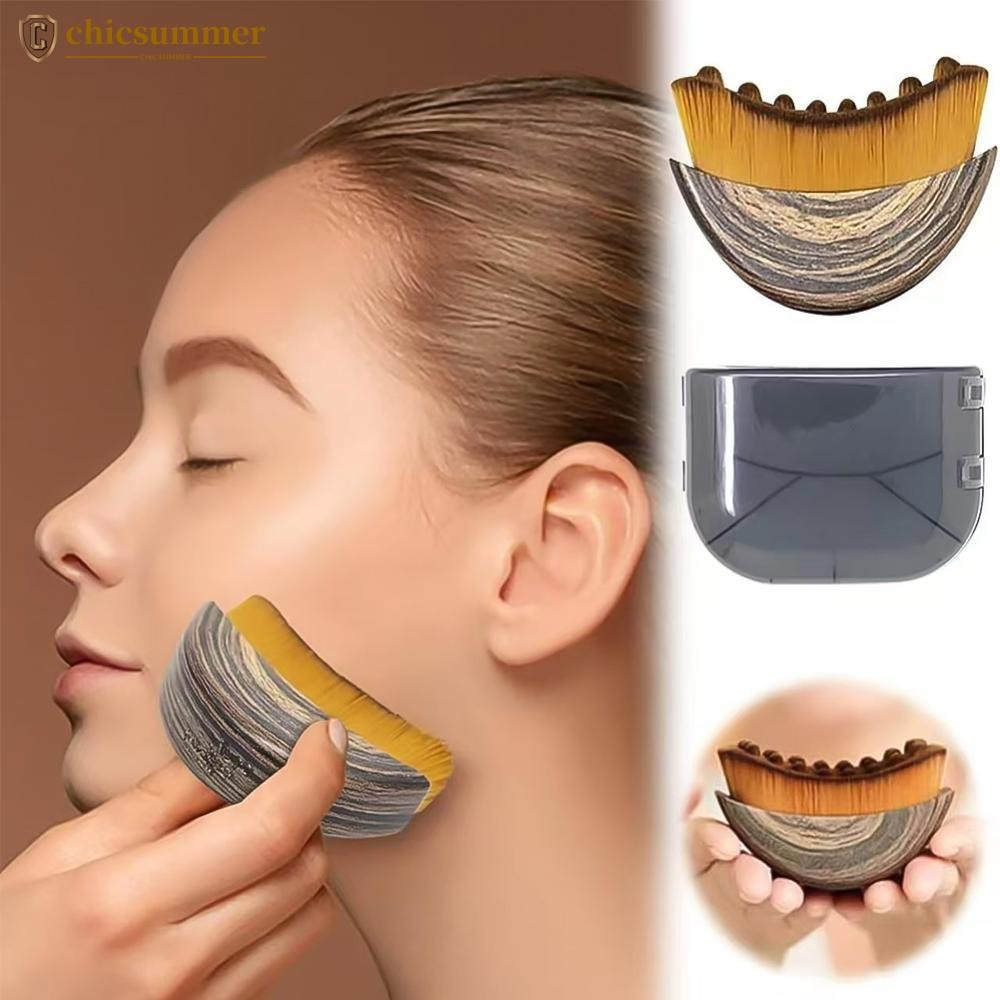 A escova facial seca para modelagem linfática CHICSUMMER é um massageador de drenagem linfática facial usado para modela
