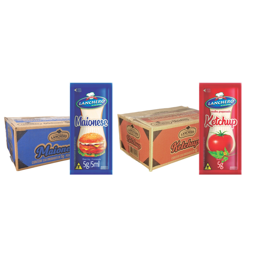 Kit 1 Maionese Tradicional + 1 Ketchup Lanchero - Combo
